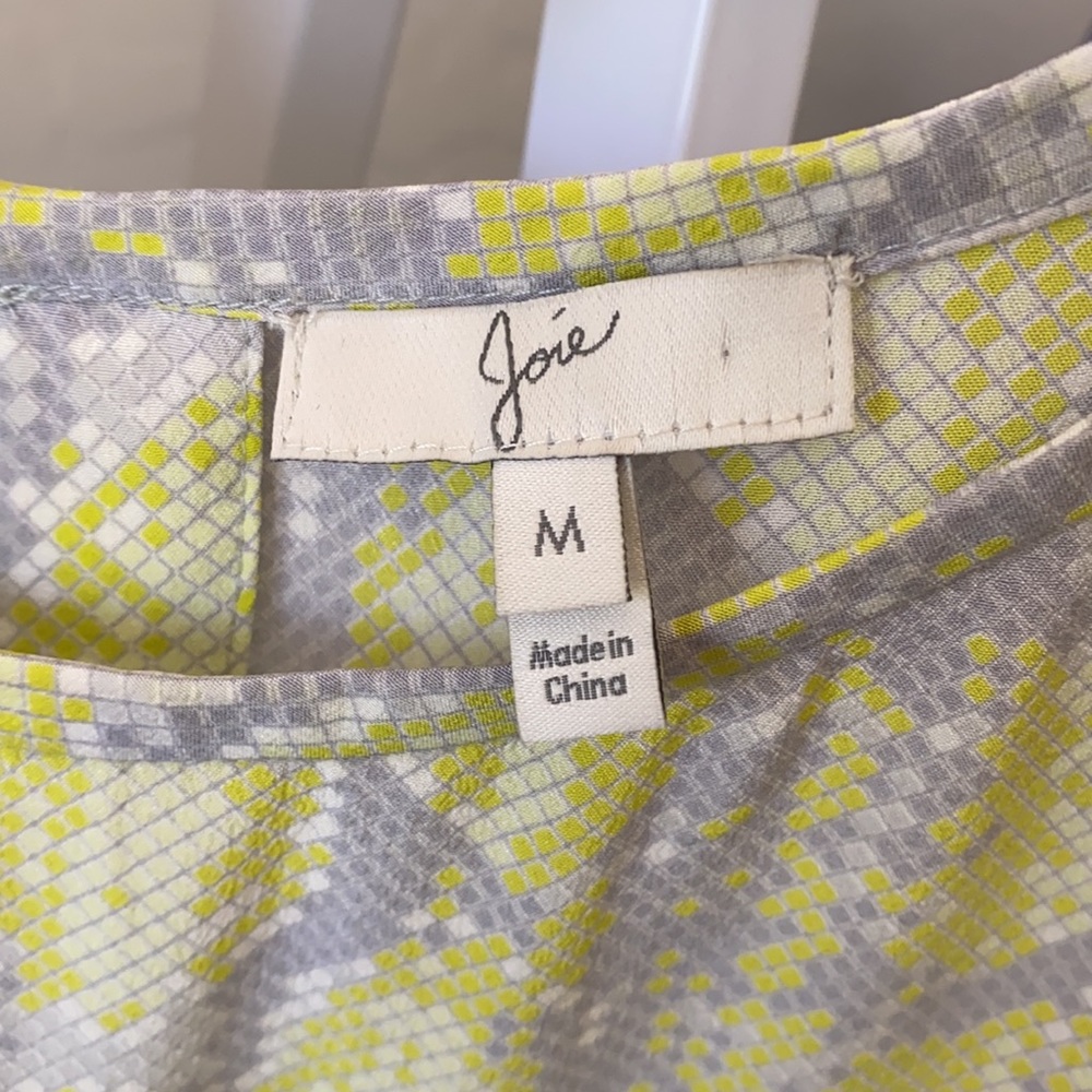 JOIE Rancher Python Silk Top - Picture 4 of 6